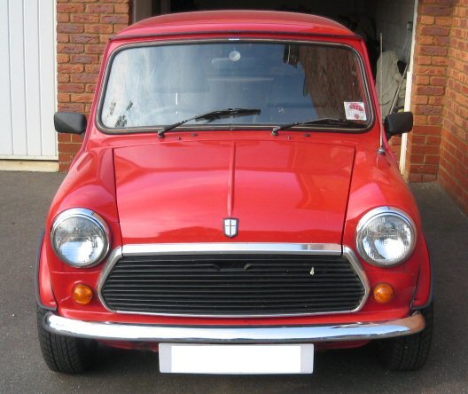Completed front view