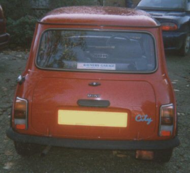 the back of the mini