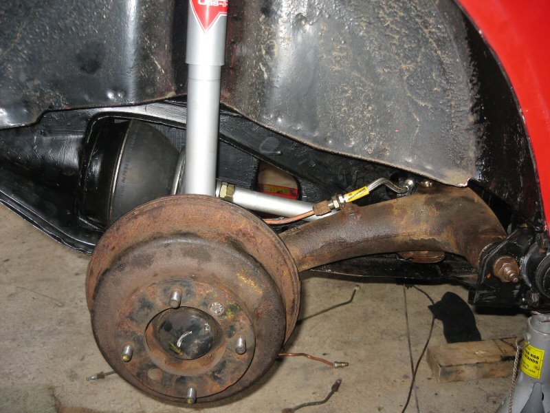 rear subfra,e with suspension