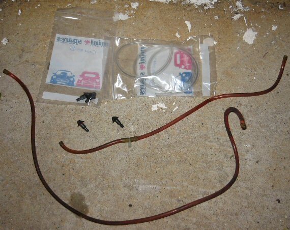 windscreen washer pipes and jet heads